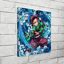 Холст квадратный Комадо Тандзиро, цвет: 3D-принт — фото 2