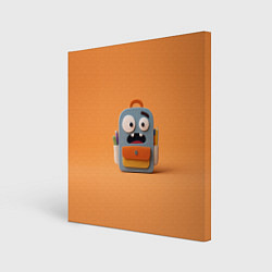 Картина квадратная Рюкзачок - снова в школу