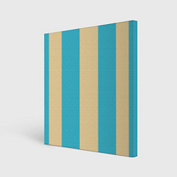 Холст квадратный Color blue beige, цвет: 3D-принт