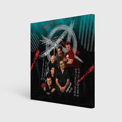 Холст квадратный Король и Шут - Наш рок, цвет: 3D-принт