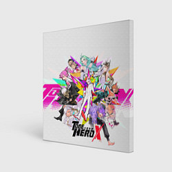Картина квадратная Characters To Be Hero X