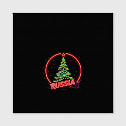 Холст квадратный New year, цвет: 3D-принт — фото 2