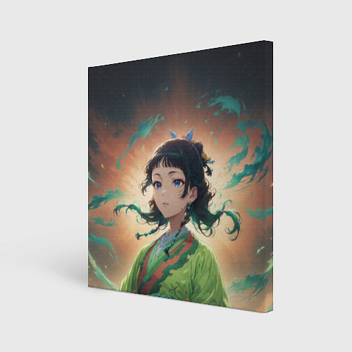 Картина квадратная Маомао на фоне облаков / 3D-принт – фото 1