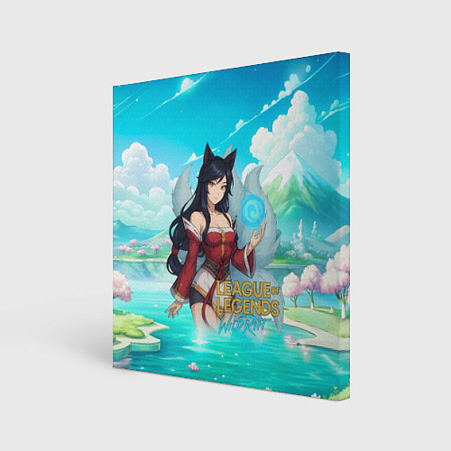 Картина квадратная Ahri League of Legends / 3D-принт – фото 1