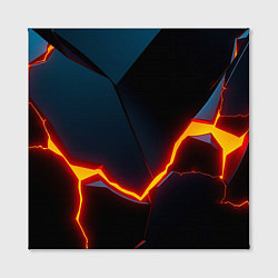 Холст квадратный Breaking block, цвет: 3D-принт — фото 2