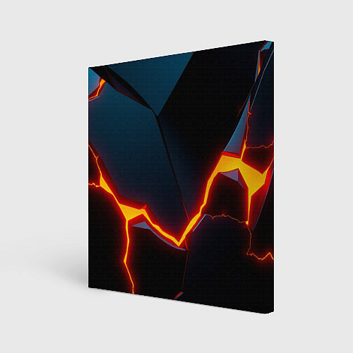 Картина квадратная Breaking block / 3D-принт – фото 1