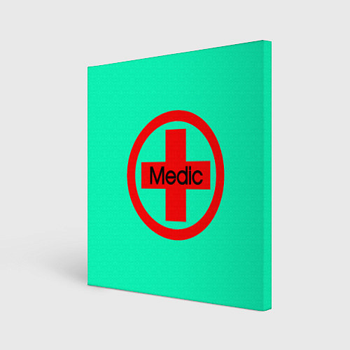 Картина квадратная Medic / 3D-принт – фото 1
