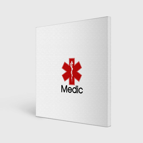 Картина квадратная Медик / 3D-принт – фото 1