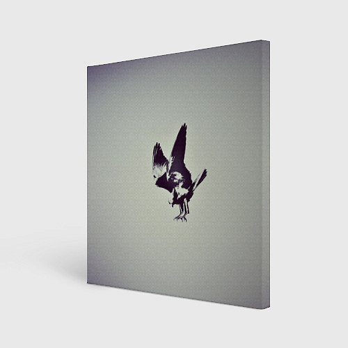 Картина квадратная Атакующий ястреб / 3D-принт – фото 1