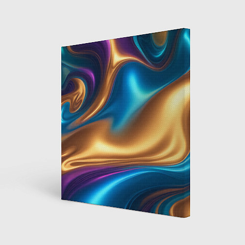 Картина квадратная Сплавы разноцветные / 3D-принт – фото 1