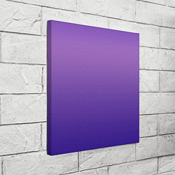 Холст квадратный The color is purple, цвет: 3D-принт — фото 2
