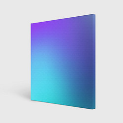 Холст квадратный Color multi-colored gradient, цвет: 3D-принт