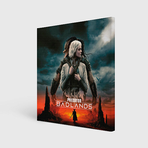 Картина квадратная Главные герои Хищник планета смерти / 3D-принт – фото 1