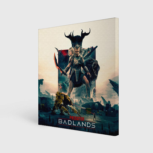 Картина квадратная Персонажи из Хищник планета смерти / 3D-принт – фото 1