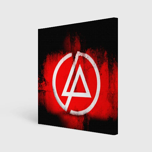 Картина квадратная Linkin Park: Red style / 3D-принт – фото 1