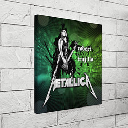 Холст квадратный Metallica: Robert Trujillo, цвет: 3D-принт — фото 2