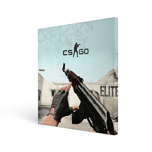 Картина квадратная Counter-Strike: De Dust / 3D-принт – фото 1