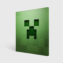 Картина квадратная Creeper Face