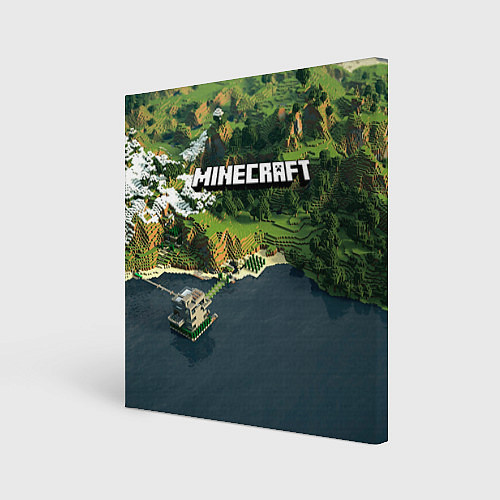 Картина квадратная Minecraft Location / 3D-принт – фото 1