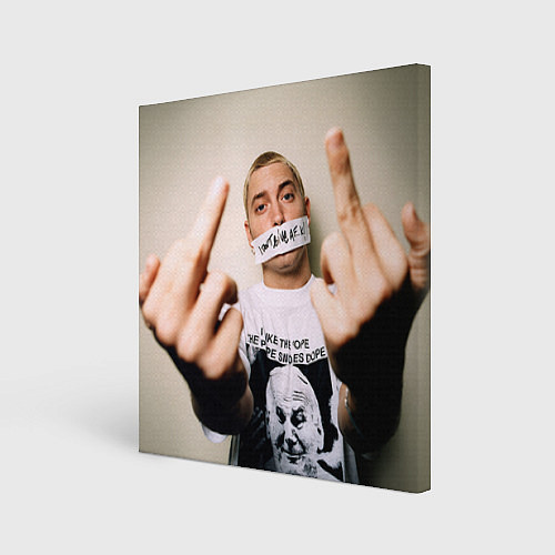 Картина квадратная Eminem: I am Rap / 3D-принт – фото 1