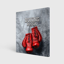 Картина квадратная Boxing Russia