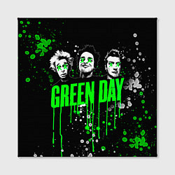 Холст квадратный Green Day: Acid Colour, цвет: 3D-принт — фото 2