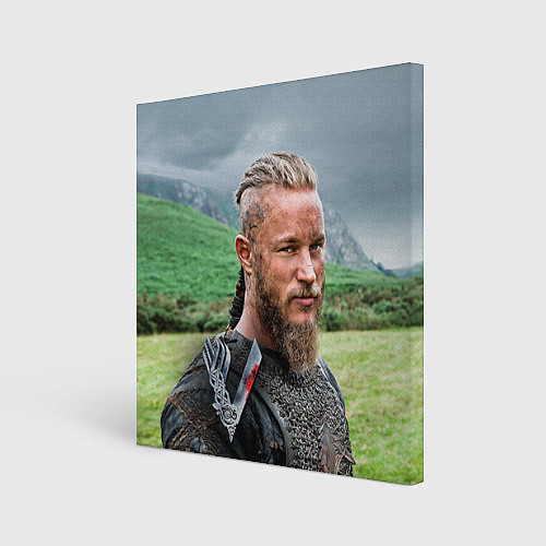 Картина квадратная Рагнар Лодброк / 3D-принт – фото 1