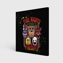 Картина квадратная Five Nights At Freddy's