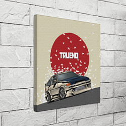 Холст квадратный Toyota Trueno ae86, цвет: 3D-принт — фото 2