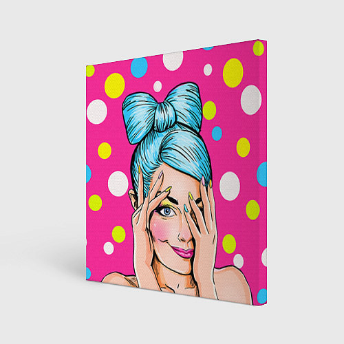 Картина квадратная POP ART / 3D-принт – фото 1