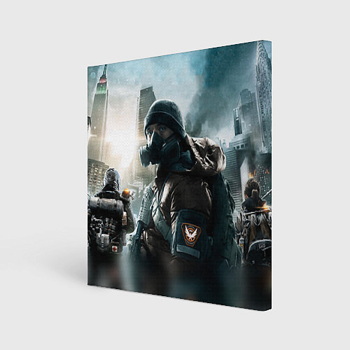 Картина квадратная Division 1 / 3D-принт – фото 1