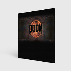 Картина квадратная DOOM Fire