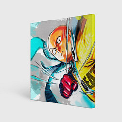 Холст квадратный One Punch Man Rage, цвет: 3D-принт