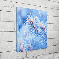 Холст квадратный Снежные иголки, цвет: 3D-принт — фото 2