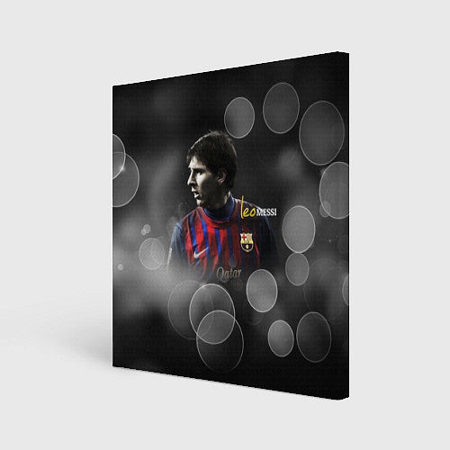 Картина квадратная Leo Messi / 3D-принт – фото 1