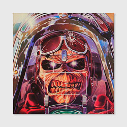 Холст квадратный Iron Maiden: Dead Rider, цвет: 3D-принт — фото 2