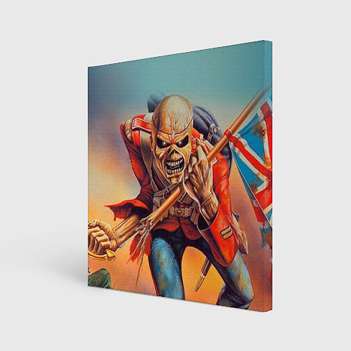 Картина квадратная Iron Maiden: Crash arrow / 3D-принт – фото 1