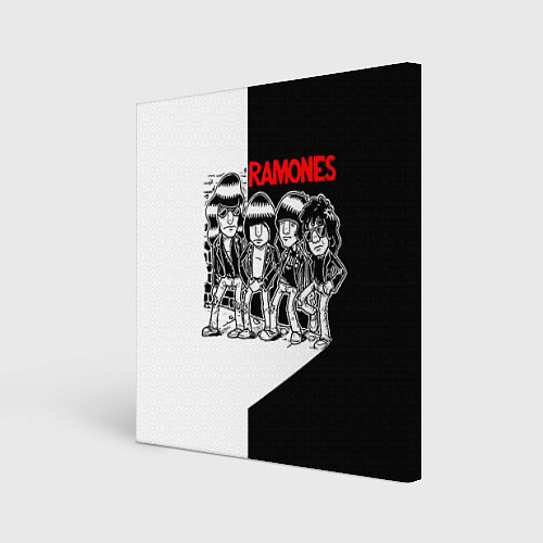 Картина квадратная Ramones Boys / 3D-принт – фото 1