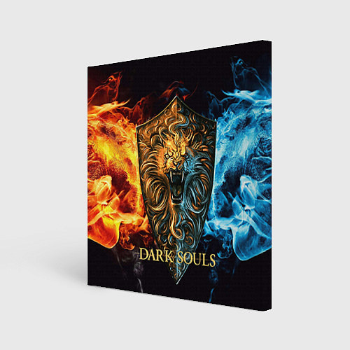 Картина квадратная Dark Souls: Lion Shield / 3D-принт – фото 1