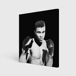 Холст квадратный Muhammad Ali, цвет: 3D-принт