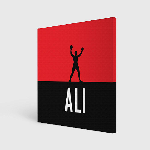 Картина квадратная Ali Boxing / 3D-принт – фото 1