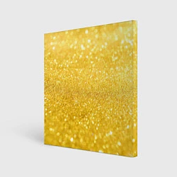 Холст квадратный Золото, цвет: 3D-принт