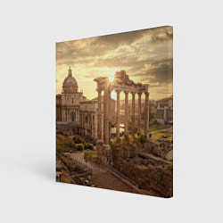 Холст квадратный Римское солнце, цвет: 3D-принт