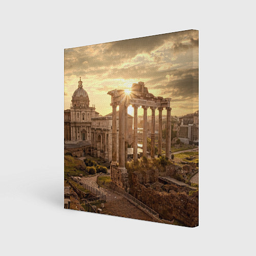 Картина квадратная Римское солнце / 3D-принт – фото 1