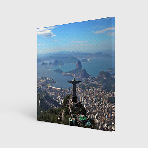 Картина квадратная Рио-де-Жанейро / 3D-принт – фото 1