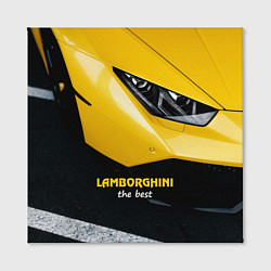 Холст квадратный Lamborghini the best, цвет: 3D-принт — фото 2