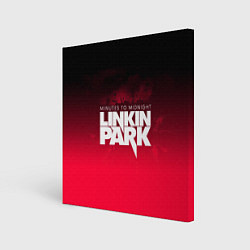 Холст квадратный Linkin Park: Minutes to midnight, цвет: 3D-принт
