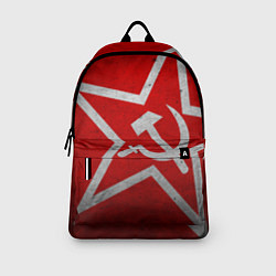 Рюкзак Флаг СССР: Серп и Молот, цвет: 3D-принт — фото 2