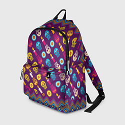 Рюкзак Черепа и свечки, цвет: 3D-принт