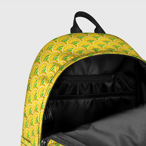 Рюкзак Текстура лимон-лайм / 3D-принт – фото 4